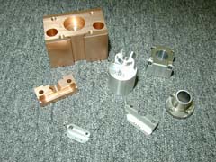 a - CNC mill parts assortment